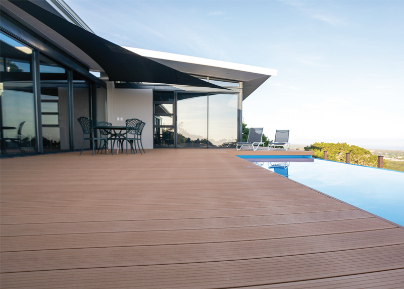 某某小区户外地板安装