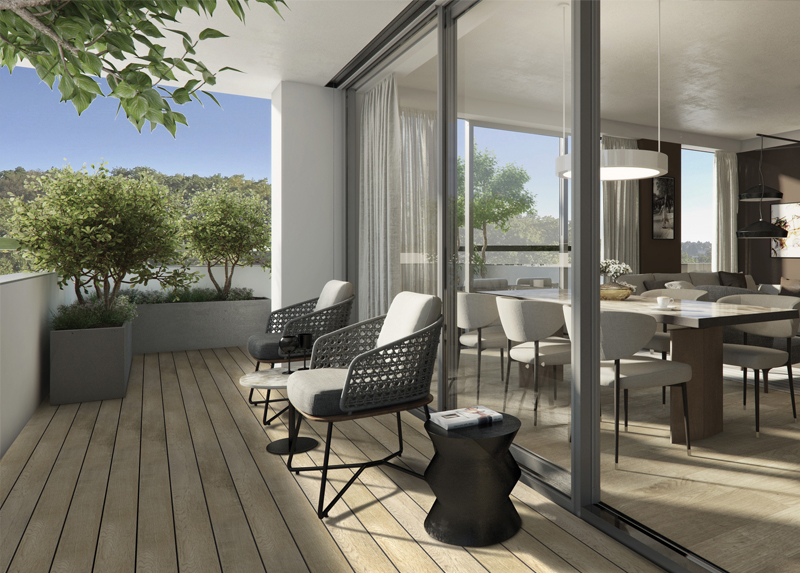 某某小区户外地板安装